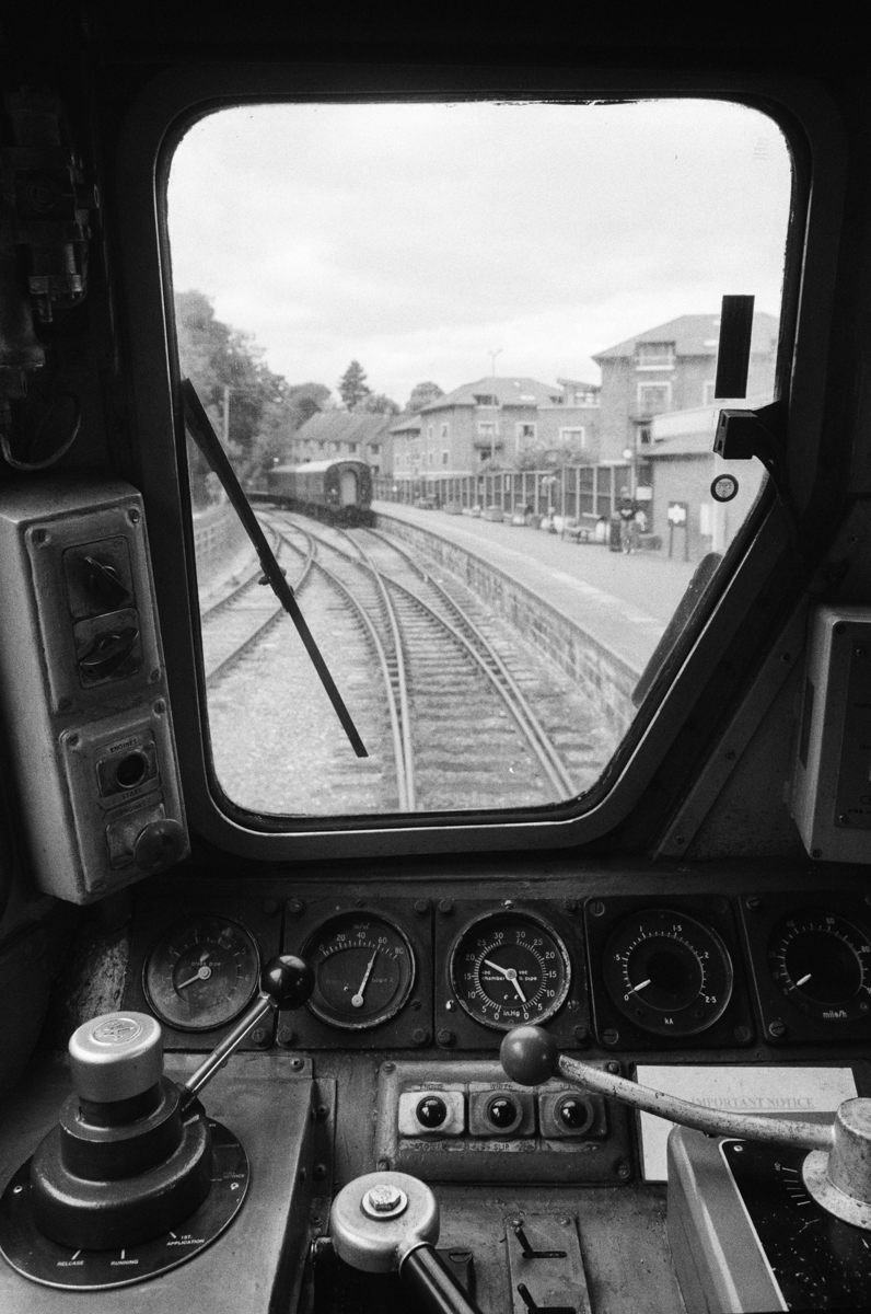 From the cab of 31601
Running round at Duffield
